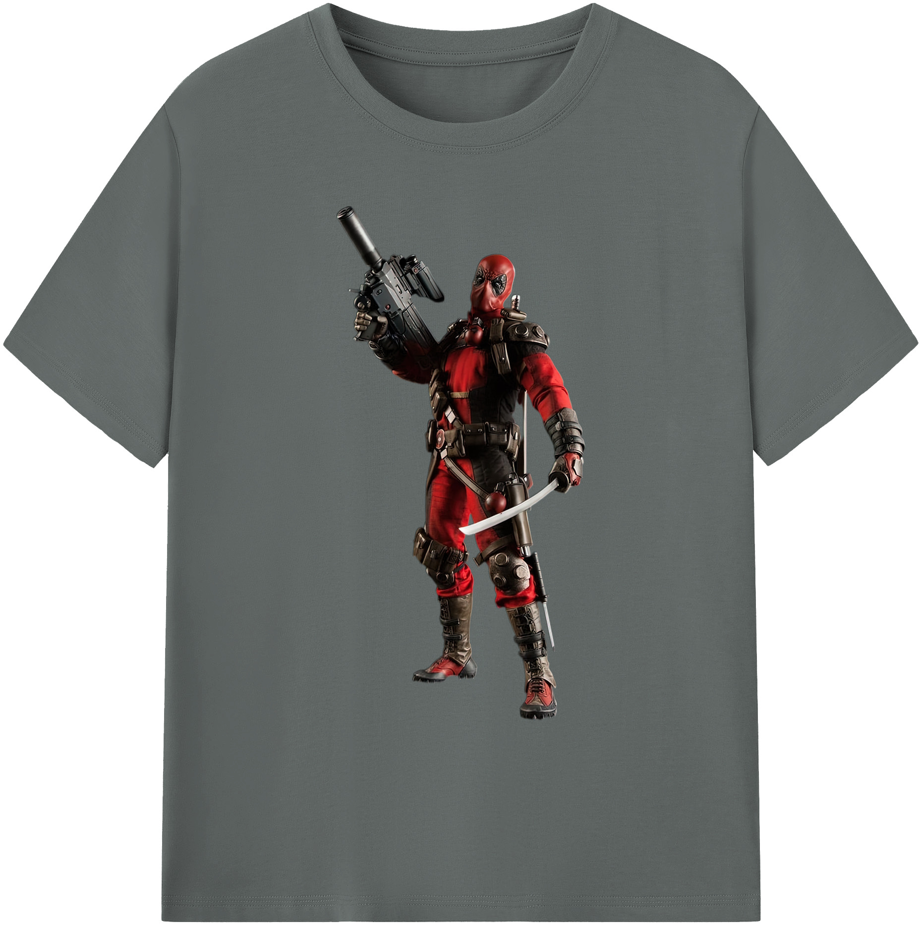 （画像用） Deadpool デッドプール 綿100％ メンズ半袖Tシャツ｜肌触りやわらか＆通気性
